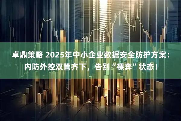 卓鼎策略 2025年中小企业数据安全防护方案：内防外控双管齐下，告别“裸奔”状态！