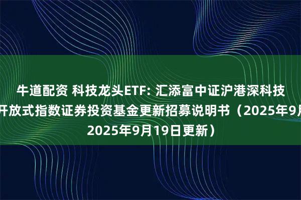 牛道配资 科技龙头ETF: 汇添富中证沪港深科技龙头交易型开放式指数证券投资基金更新招募说明书（2025年9月19日更新）